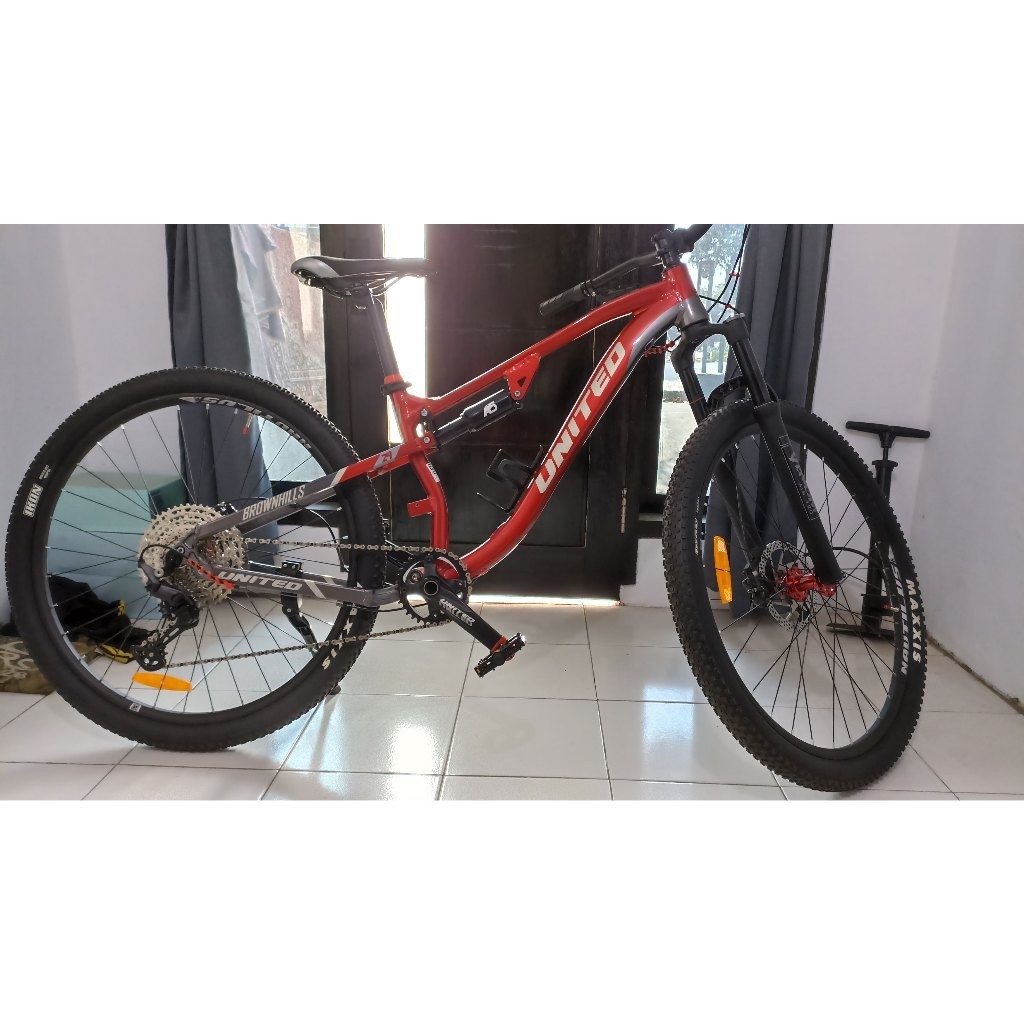 PROMO SPESIAL Sepeda Gunung/MTB Fullsus United Brownhills T2 Upgrade Like New
