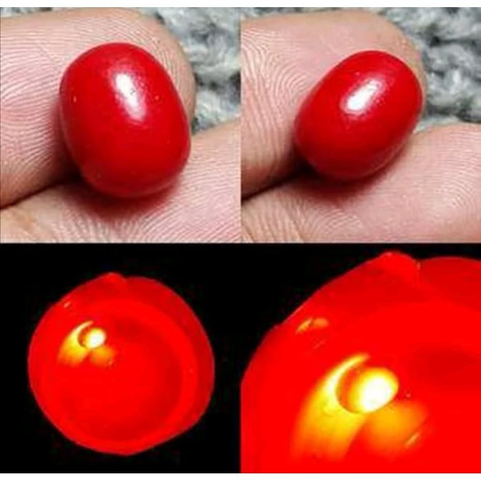 Batu Viral Batu Merah Delima Batu Menyala Dalam Air