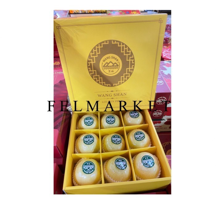 

Pear Golden Wangshan Premium 9 Pcs / Hampers Buah Imlek / Box