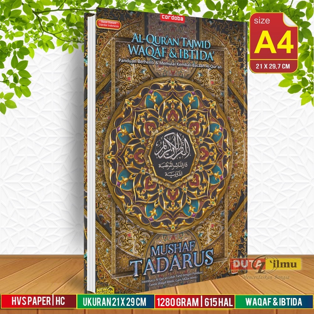 MUSHAF TADARUS Alquran Tajwid Waqaf & Ibtida - Cordoba