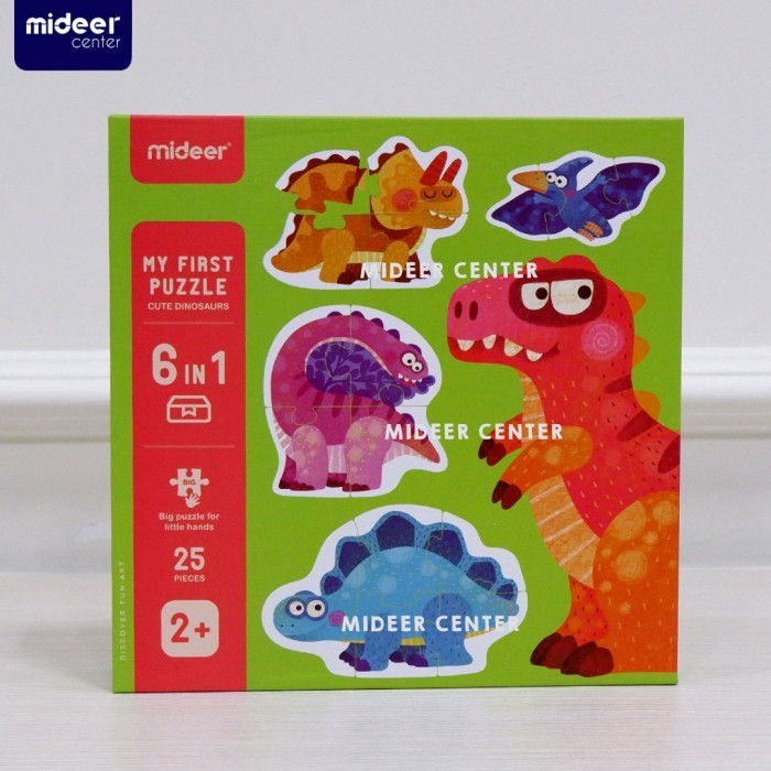 Mainan Edukasi Anak Kado Ulang Tahun Puzzle My First  Dinosaur Anak laki laki Perempuan Montessori I