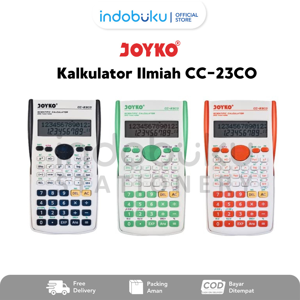 

Scientific Calculator Joyko Kalkulator Ilmiah Joyko CC-23CO
