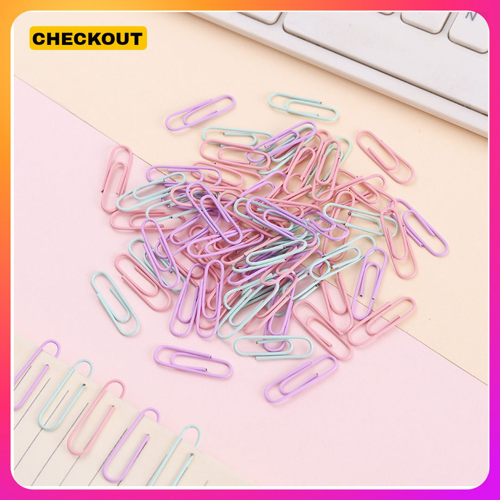 

ALINEA - PAPERCLIP WARNA WARNI ISI 70PCS / KLIP KERTAS WARNA WARNI MURAH ISI 70PCS