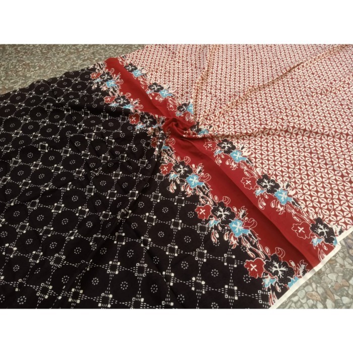Kain Batik SOLO ( Bahan Paris )  motif pagi sore Paris