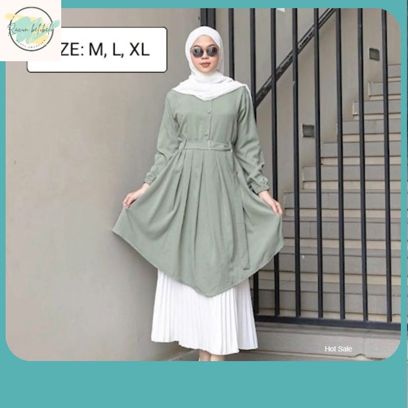 Baju Atasan Kekinian / Tunik Amanda Terbaru 2023 Wanita Murah Polos Kekinian - Tunik wanita