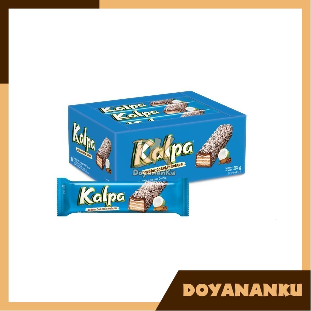 

Kalpa Wafer Cokelat 1box isi 12pcs