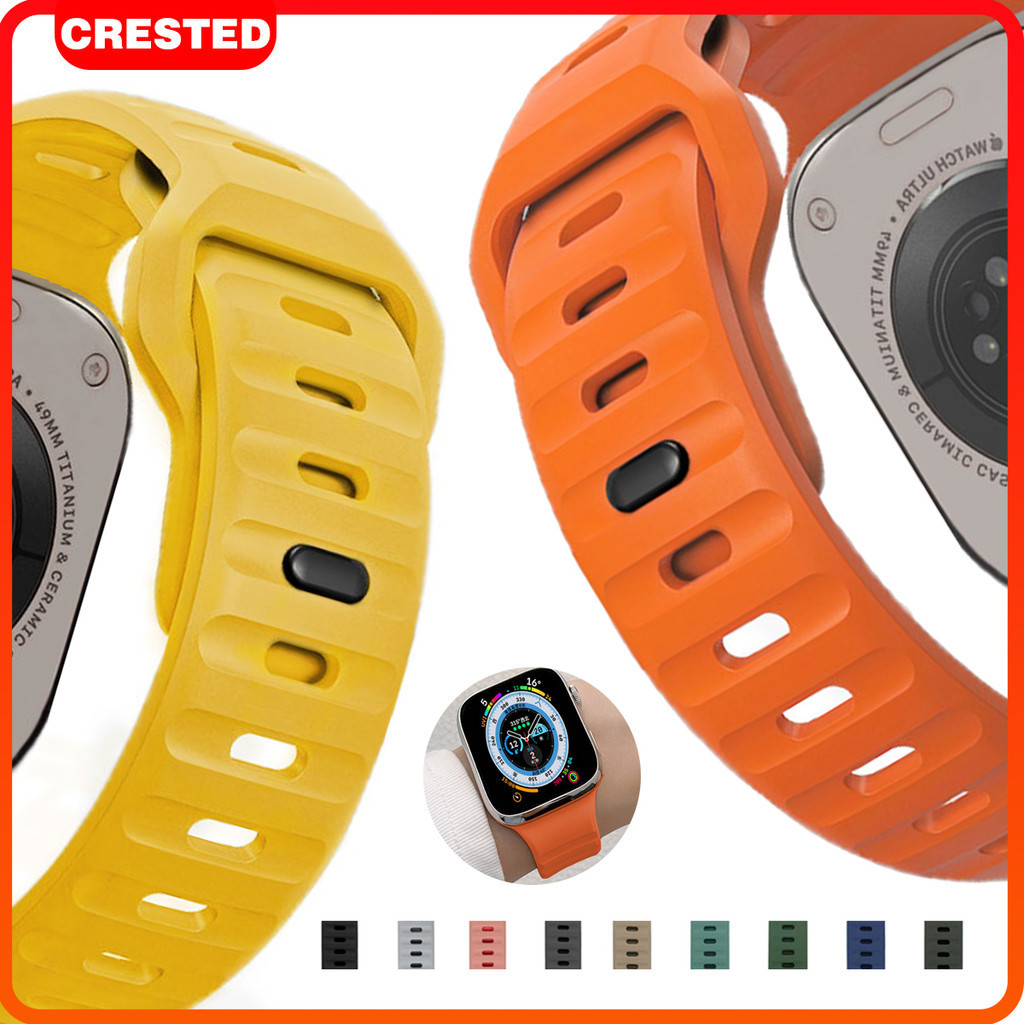Silicone Sport Strap for Apple Watch Iwatch Ultra 3 2/Ultra 49mm Series 11 10 9 8 7 45mm 41mm Bracel