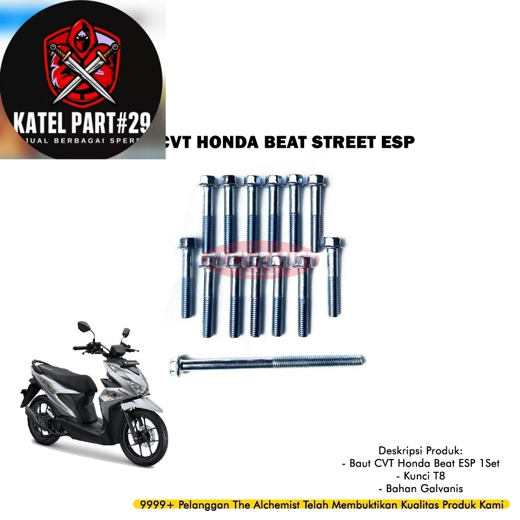 COD Baut CVT Beat Street / Baud Cover CVT Honda Beat Street eSP / Baut Baud CVT Honda Beat Street 1S