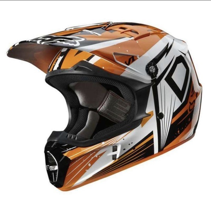 Original Fox Youth V1 Undertow Helm Motocross Anak Helmet