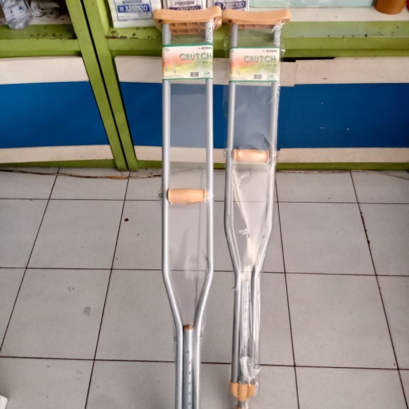 Promo Tongkat Ketiak Alat Bantu Jalan / Egrang / Krek Ketiak / Kruk Ketiak