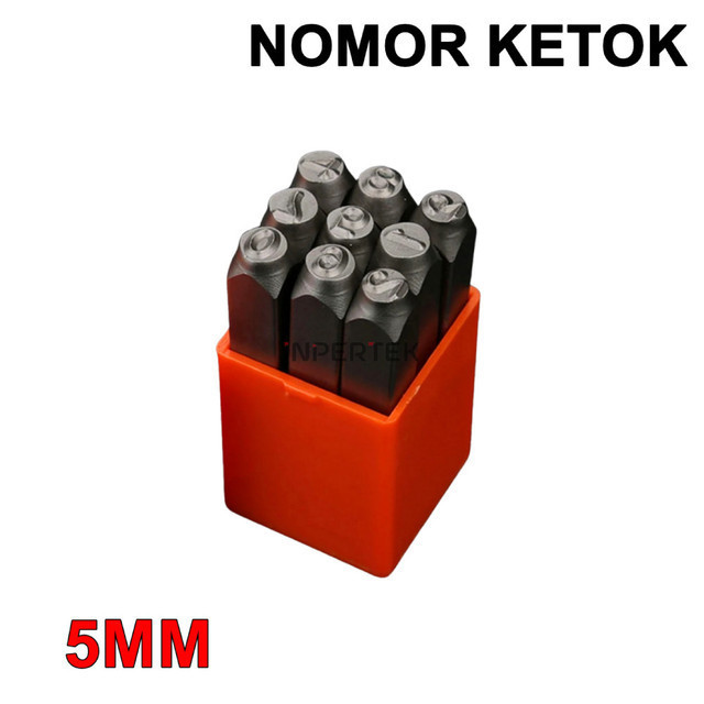 

Nomor Ketok 5mm Number Punch Set 5 mm Angka Stamp Nomer Stempel