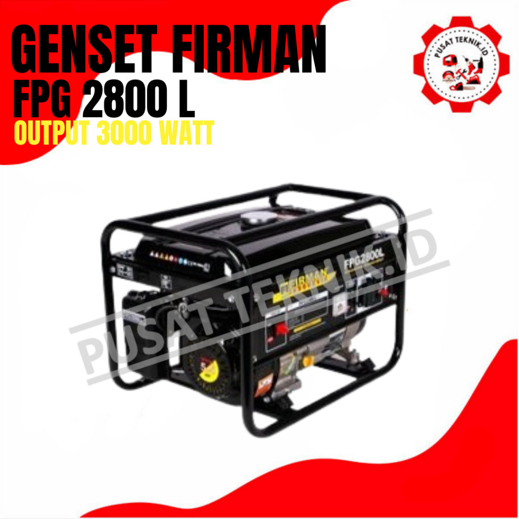 PROMO SPESIAL FIRMAN GENSET FPG 2800 L GENERATOR SET 2000 Watt BENSIN FGP2800L