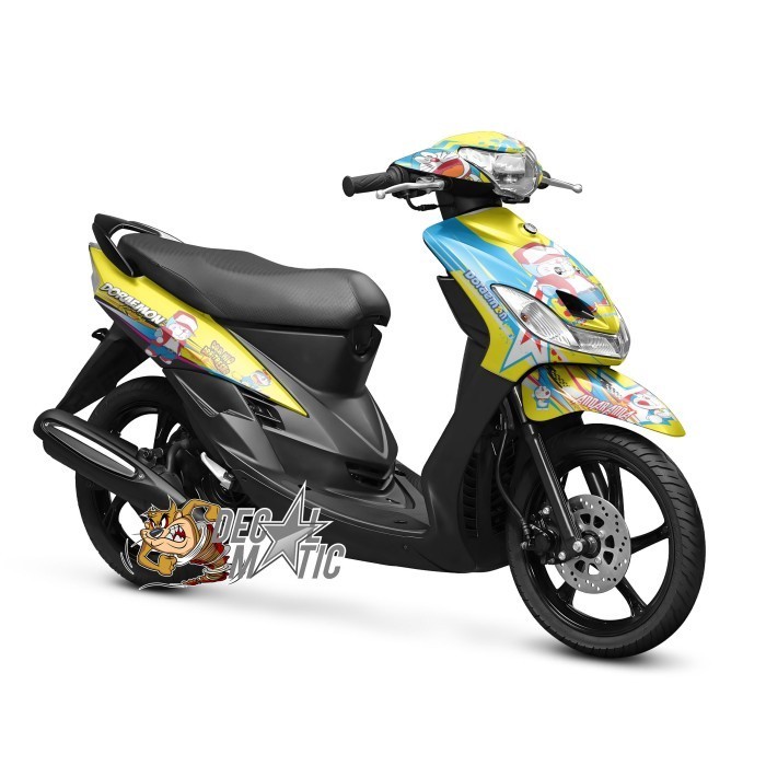 Decal Mio Sporty Full Body Stiker Full Body Motor Mio Smile Sporty Doraemon Racing