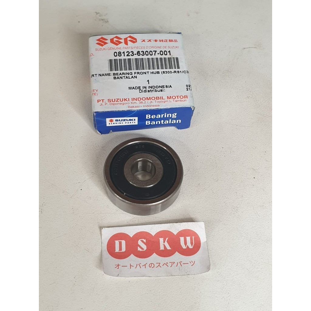 Laher 6300 Bearing Roda Depan Kiri RC100 | CRYSTAL SGP 08123-63007-001