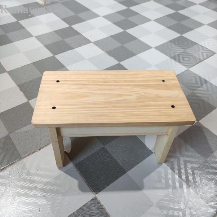 

Dingklik Kayu / Kursi Jongkok Serbaguna / Jengklok/ Kursi Jongkok Kayu - Dingklik 34x18 murah