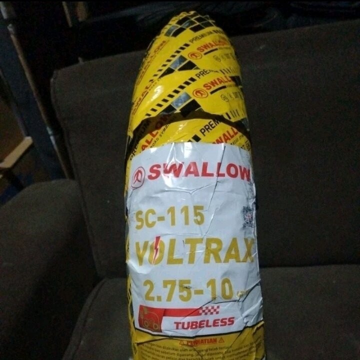 Ban Luar Motor SWALLOW 275 10 Voltrax Ring 10 Swalow SC-115 2.75 Tubeless Tubless Scooter Vespa Mati