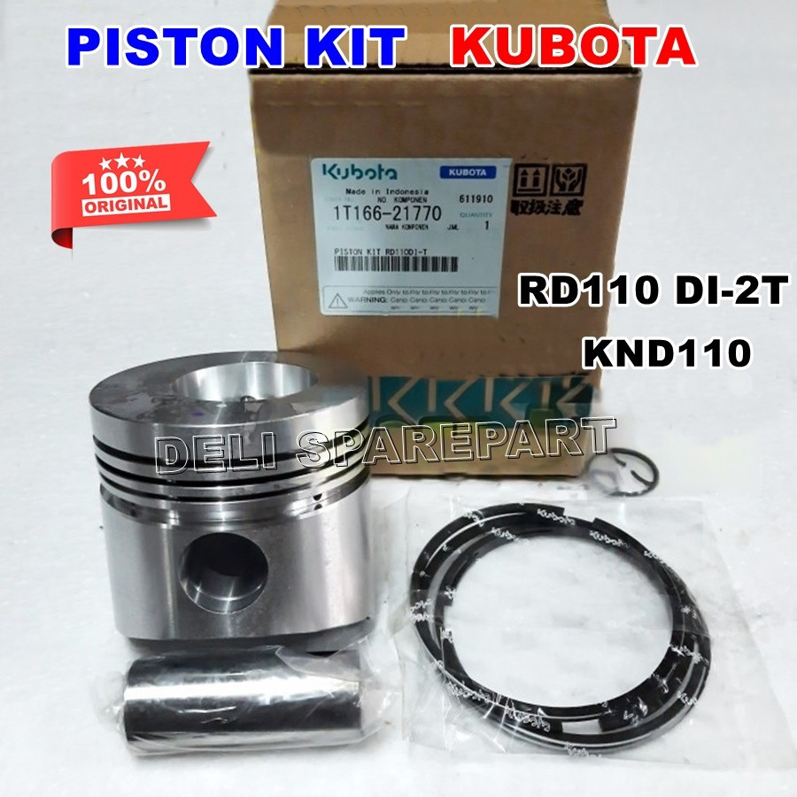 Piston kit seher komplit kubota Rd110 Knd110 original