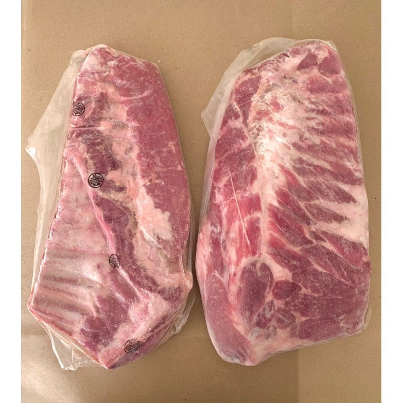 

NATUREFOOD daging babi pork coleman US spare ribs impor