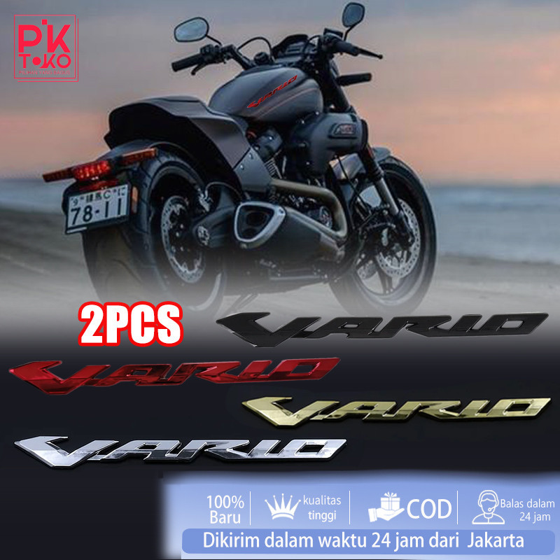 

2PCS VARIO Stiker Emblem 3d Timbul Stiker Motor VARIO- Populer Dan Mudah Dipasang