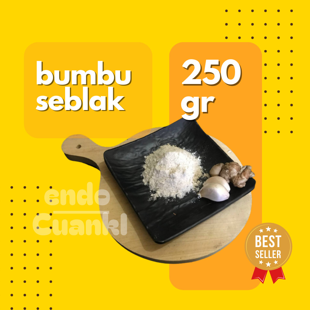 

250 Gr BUMBU SEBLAK bumbu penyedap racikan untuk seblak dengan CIKUR Khas Dari ENDOSHOP