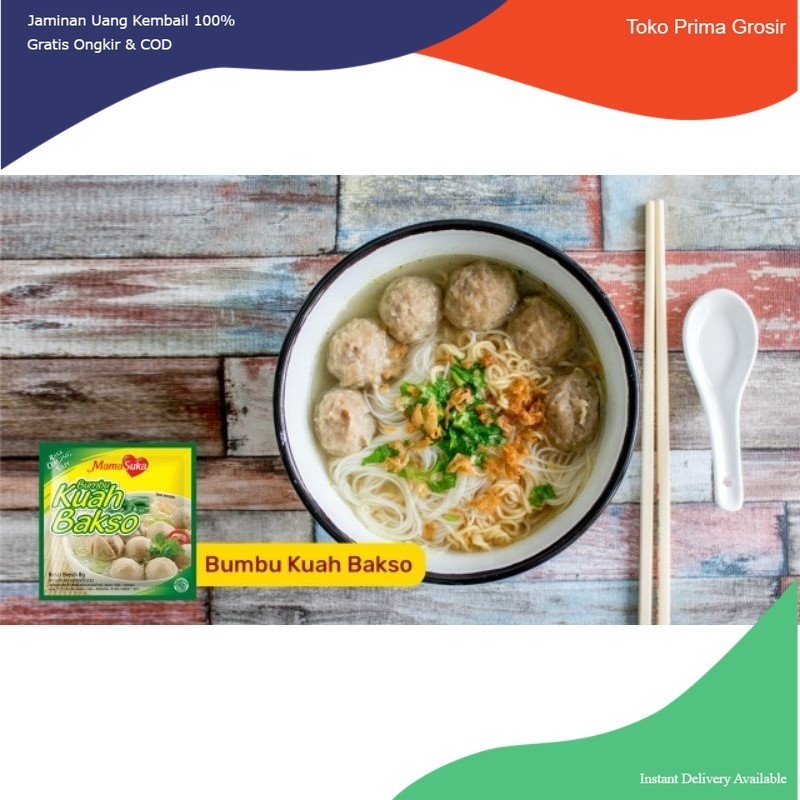 

Kuah Bakso Dan Sop Merek Mamasuka 12 X 8 Gram