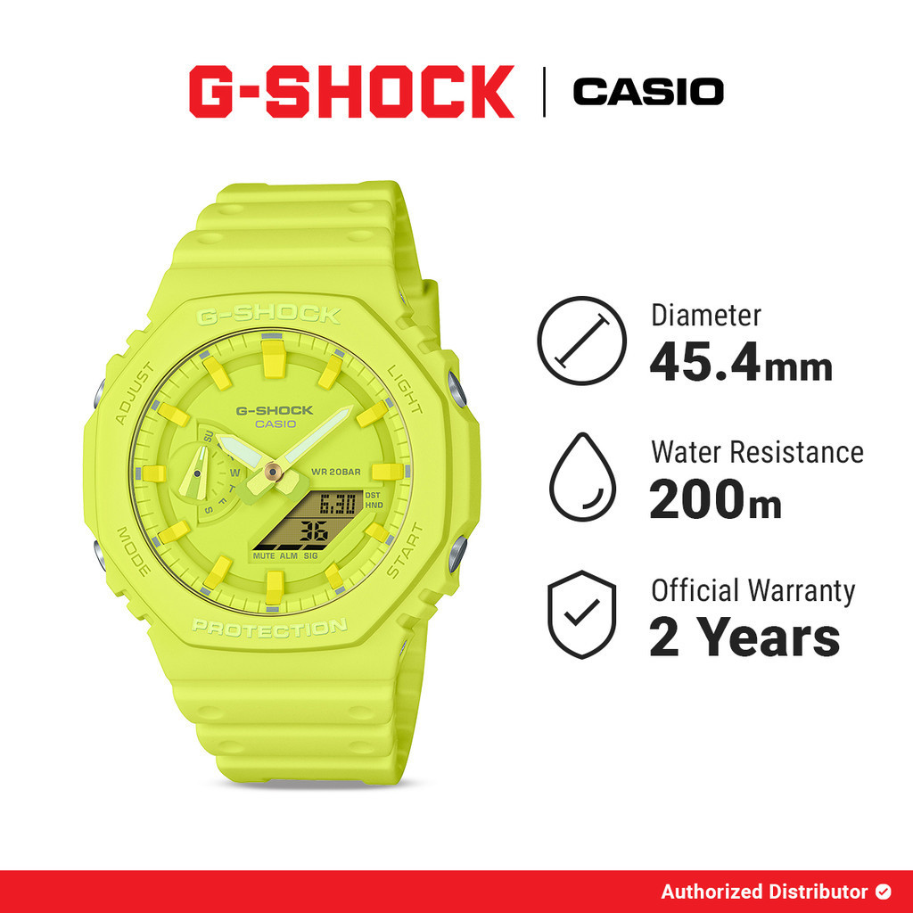 [READY INSTANT] G-Shock GA-2100-9A9DR Tone-On-Tone Jam Tangan Pria Original Analog