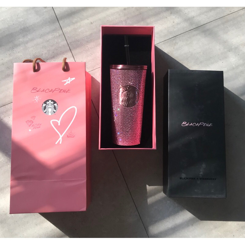 TUMBLER RHINESTONE STARBUCKS X LISA BLACKPINK