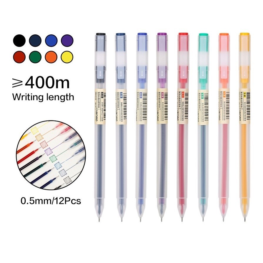 

Pulpen Gel Deli Needle Tip 0.5mm - A119