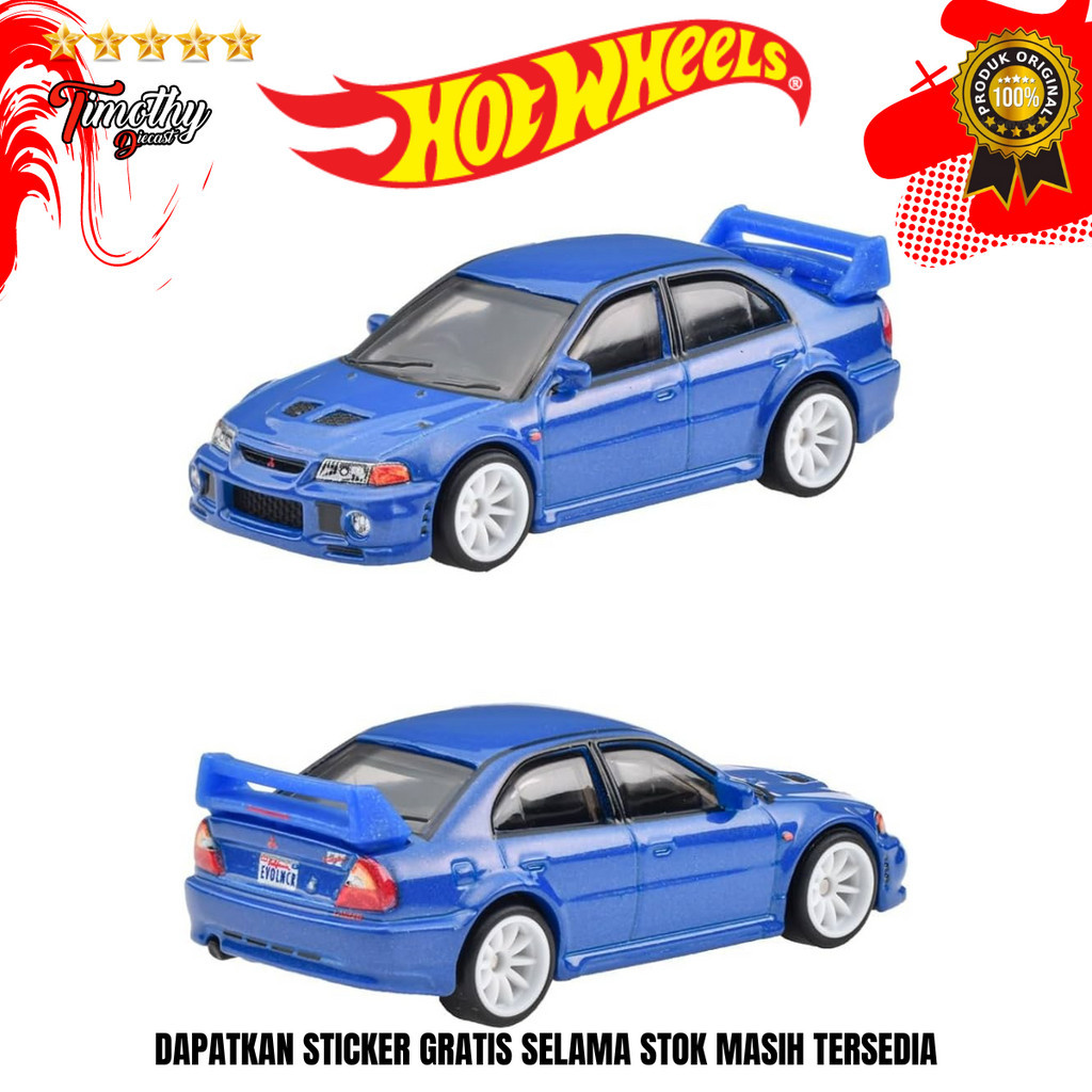 Hot Wheels Premium Two 2 Pack New Loose Mitsubishi Lancer Evolution VI