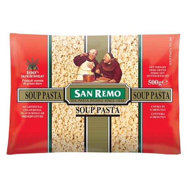 

San Remo Soup Pasta 500 g
