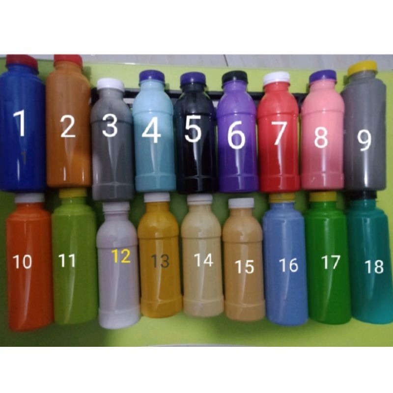 

READY COD cat lukis kanvas/akrilik/kayu ukuran 500 grm kemasan botol TERBAIK