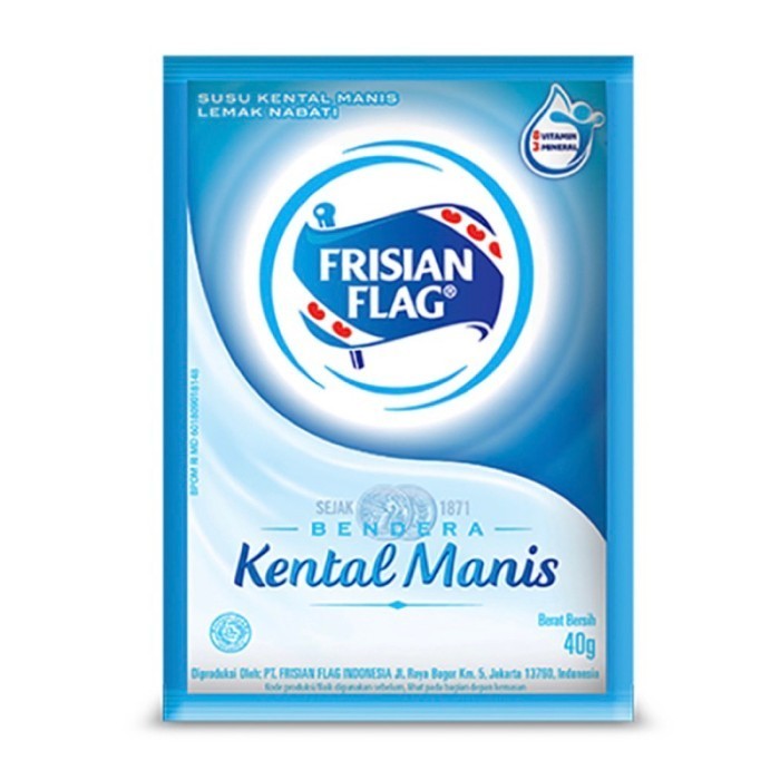 

Frisian Flag Bendera Susu Kental Manis Vanilla sachet 38 gram