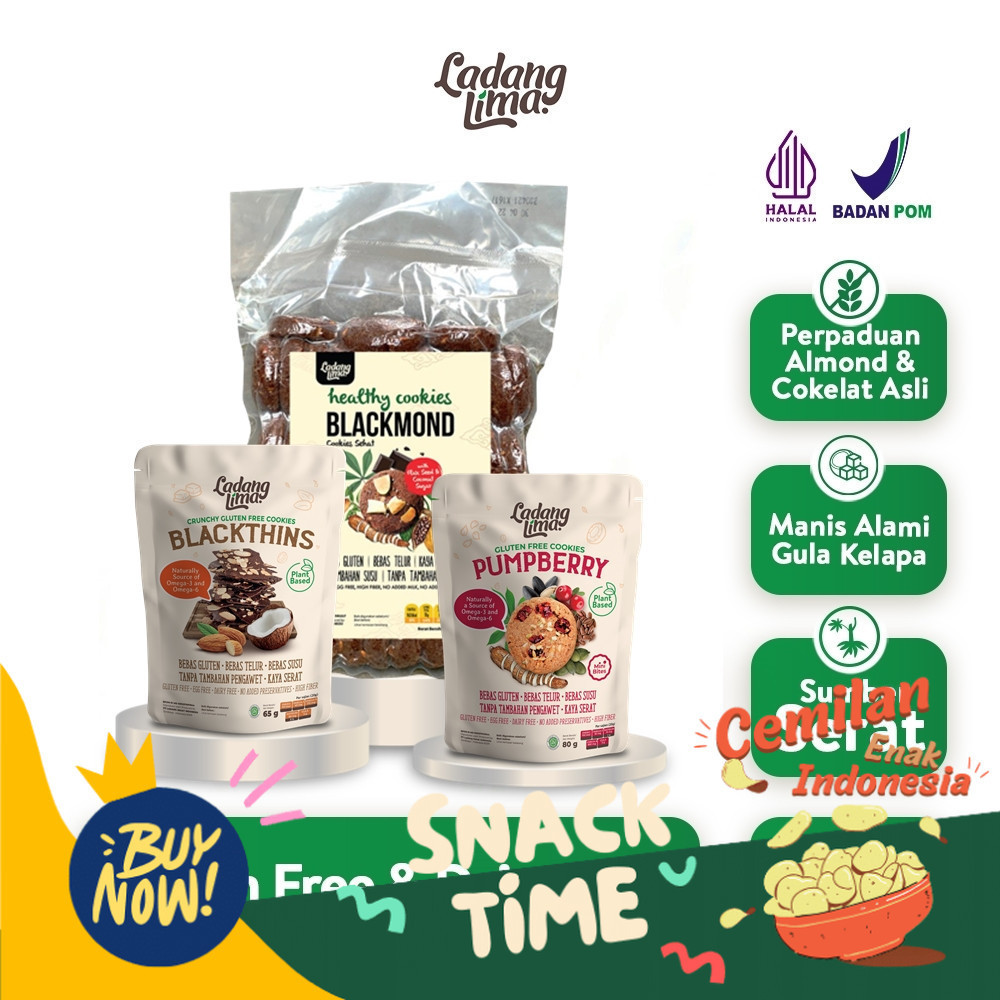

Special Diskon Blackmond 500g - Cookies Gluten Free Ladang Lima