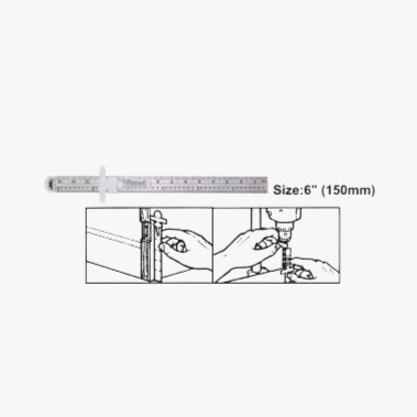 

WIPRO - PENGGARIS UNTUK MENGUKUR KEDALAMAN PGB-150 (6")