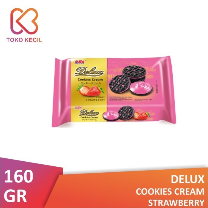 

Delux Cookies Cream Strawberry 160gr