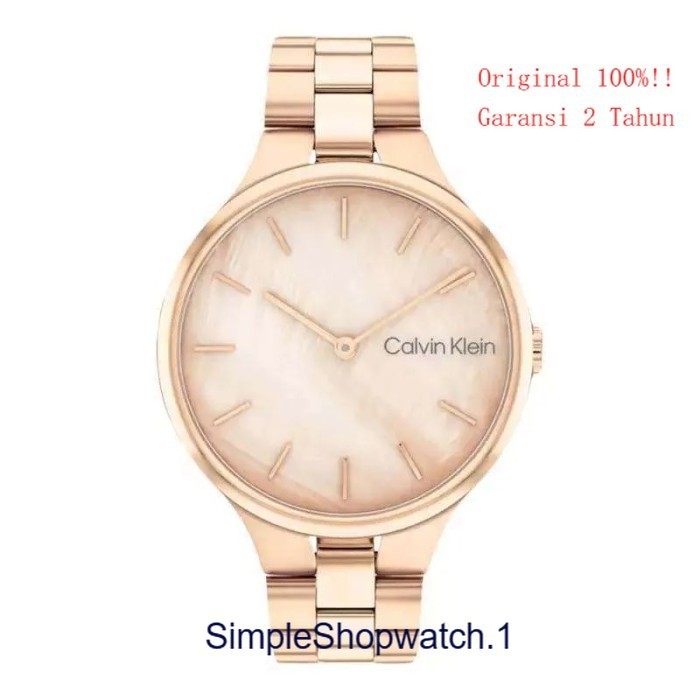 Original 100% Jam Tangan Wanita CALVIN KLEIN 25200427 CK-25200427 Garansi Resmi 2 Tahun