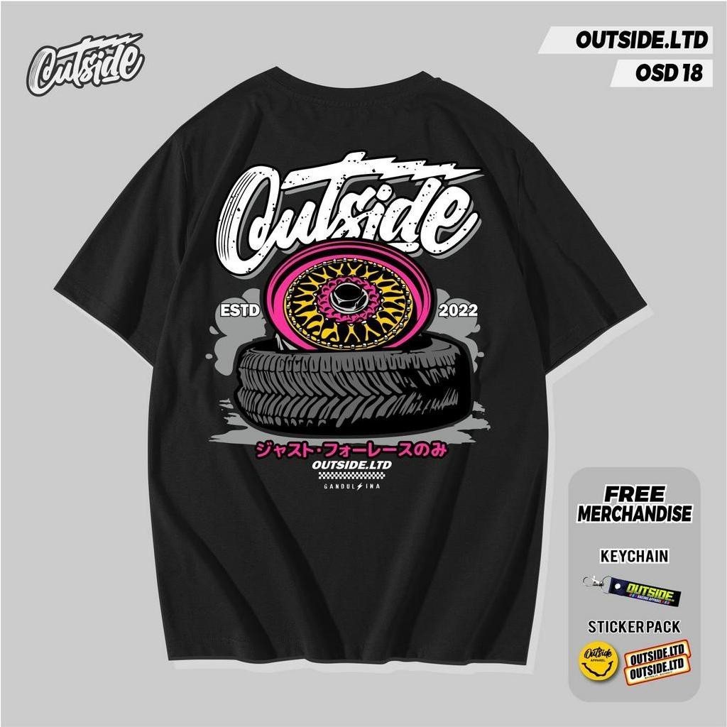 KAOS RACING VELG BBS VELG SSR VELG SSR MOBIL TSHIRT OUTSIDE