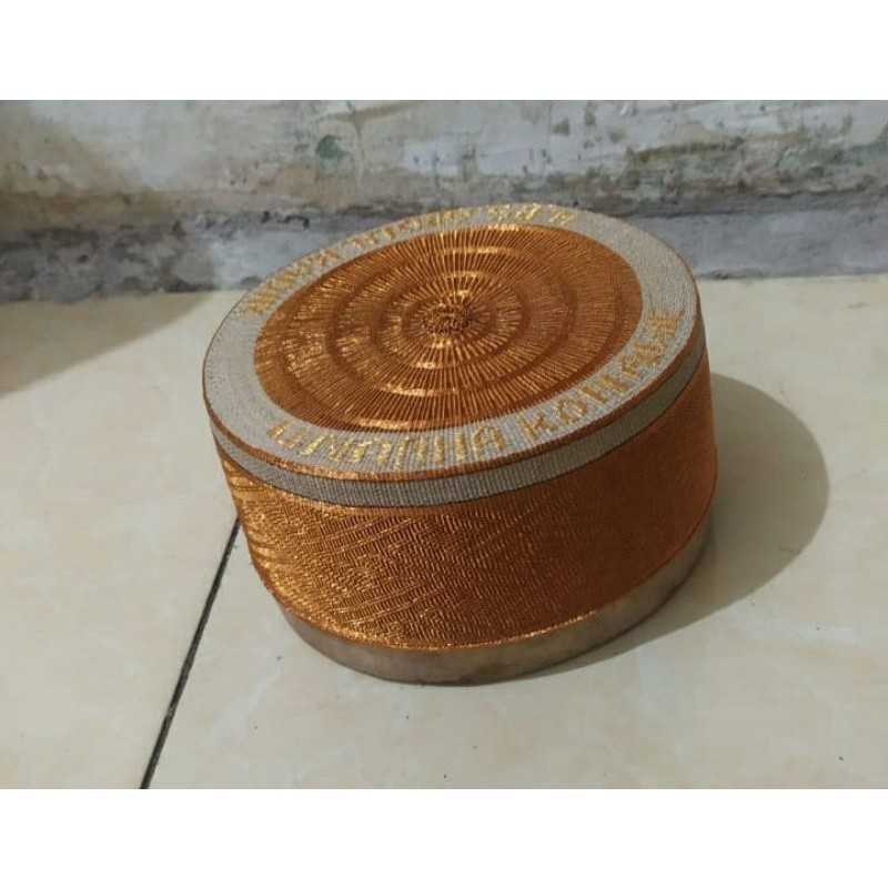 

Songkok Recca Cream Tembaga Super Premium Ukir Nama