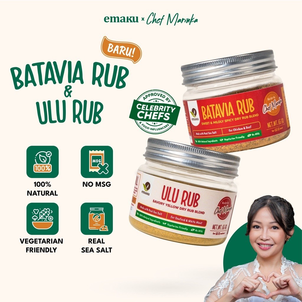 

Dry Rub Emaku Jar Bumbu Masak Dapur Batavia Ulu Rub