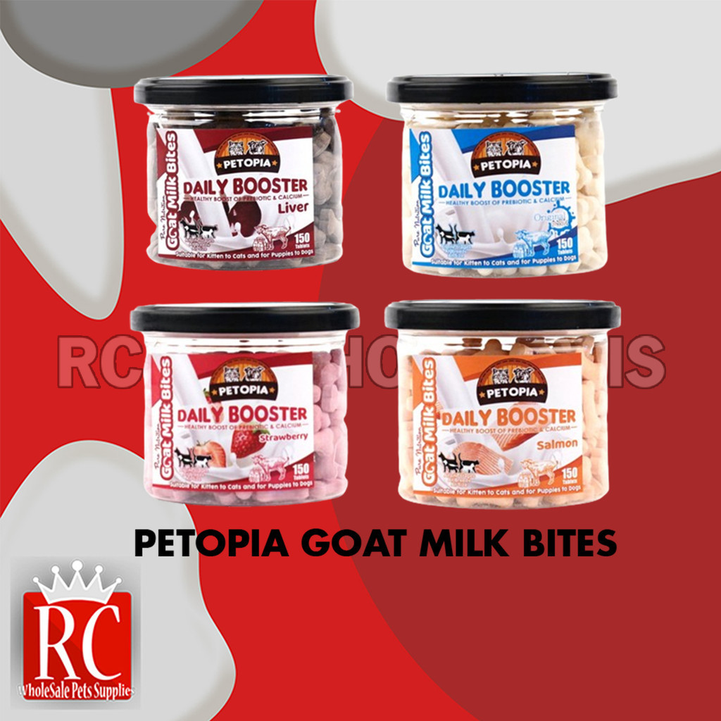Suplemen Kalsium Kucing Anjing Petopia Goat Milk 150 Gram