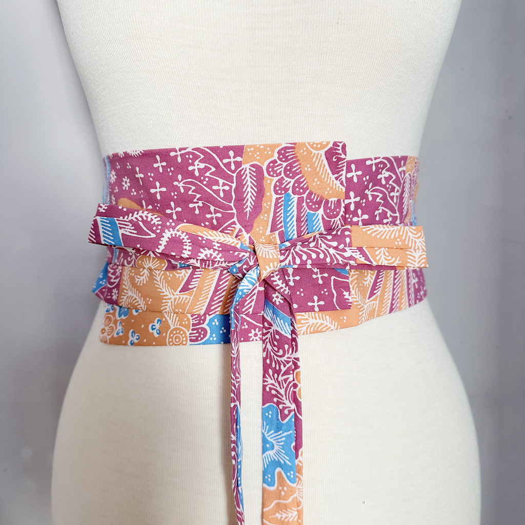 IVY Obi (Belt/Sabuk) Batik Hong Sekouwit in Pink