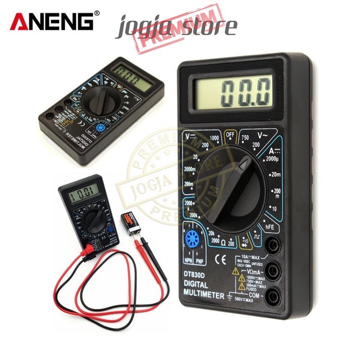 Multimeter Digital AC/DC ANENG DT-830D Voltage Avo Meter Multi Tester