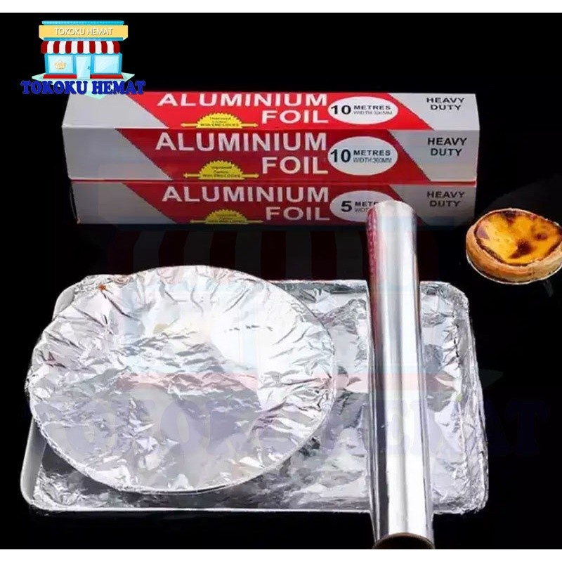 ALUMINIUM FOIL 30CMX10M MURAH FOODGRADE ALUMINIUM FOIL UNTUK MEMASAK