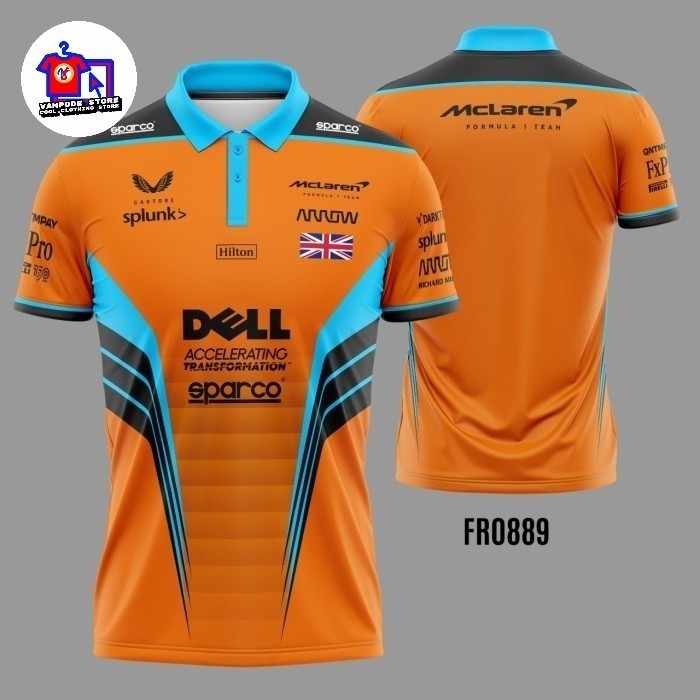 Kaos Jersey McLaren Racing Team Formula One F1 Full Print FR0889KK