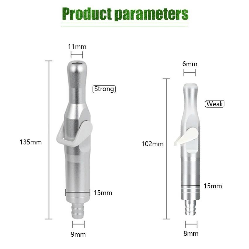 Head Suction Alumunium Suction Saliva Dental / Alumunium Strong Suction/ Sparepart Dental Unit