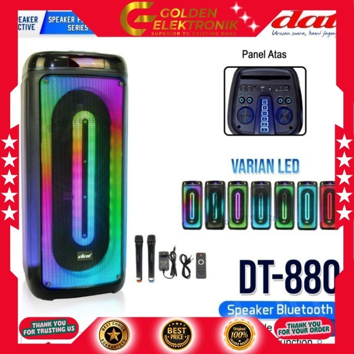 SPEAKER PORTABLE DAT DT880 DT 880 PORTABLE SPEAKER SPEAKER TROLLEY DAT
