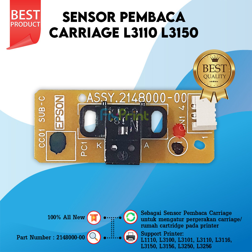Sensor Carriage L3110 Printer Epson L1110 L3101 L3116 L3150 Assy Part Number 2148000-00