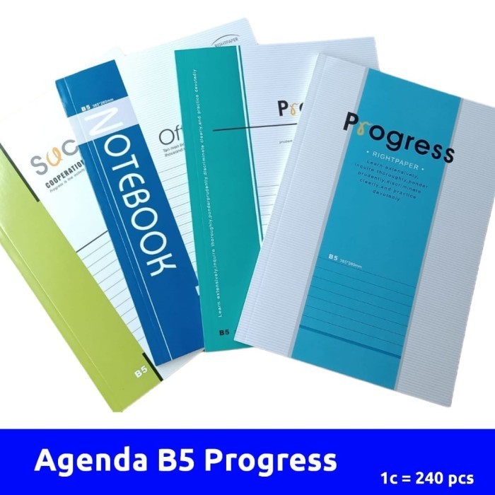 

[ATK BRO] JQ-NB-B5 Progress Agenda/Diary Notebook B5 (pcs)