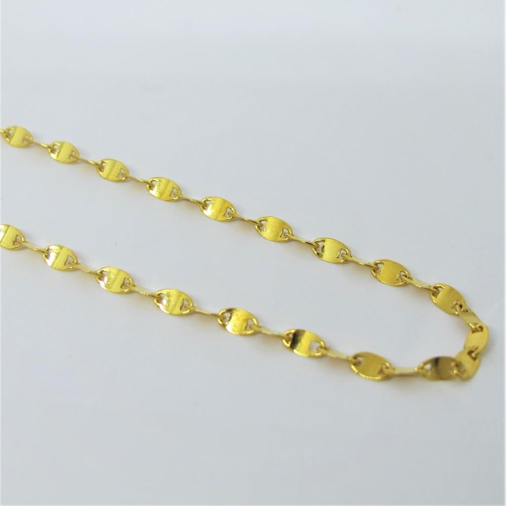 Rantai kalung anak dan dewasa  asli  700 22 70 oval padat baru 2 3 5 g gr gram kopi pecah  toscano