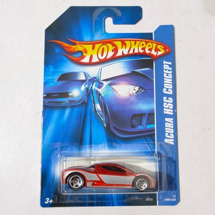 HW Hot Wheels Acura HSC Concept merah Silver 2007 -DD24